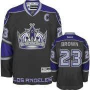 Dustin Brown Los Angeles Kings Reebok Youth Authentic Third Jersey - Black