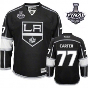 Jeff Carter Los Angeles Kings Reebok Youth Authentic Home 2014 Stanley Cup Jersey - Black
