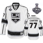 Jeff Carter Los Angeles Kings Reebok Youth Authentic Away 2014 Stanley Cup Jersey - White