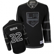 Jonathan Quick Los Angeles Kings Reebok Men's Authentic Jersey - Black Ice