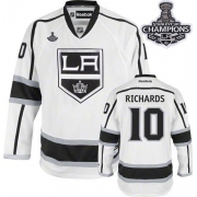 Mike Richards Los Angeles Kings Reebok Men's Authentic Away 2014 Stanley Cup Jersey - White
