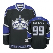 Wayne Gretzky Los Angeles Kings Reebok Youth Authentic Third Jersey - Black