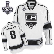 Drew Doughty Los Angeles Kings Reebok Youth Authentic Away 2014 Stanley Cup Jersey - White