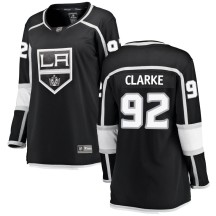 Brandt Clarke Los Angeles Kings Fanatics Branded Women's Breakaway Home Jersey - Black