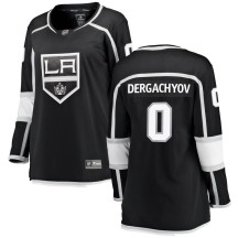 Alexander Dergachyov Los Angeles Kings Fanatics Branded Women's Breakaway Home Jersey - Black