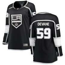 Jamie Devane Los Angeles Kings Fanatics Branded Women's Breakaway Home Jersey - Black