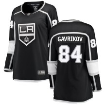 Vladislav Gavrikov Los Angeles Kings Fanatics Branded Women's Breakaway Home Jersey - Black