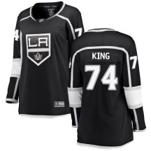 Dwight King Los Angeles Kings Fanatics Branded Women's Breakaway Home Jersey - Black
