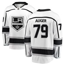 Justin Auger Los Angeles Kings Fanatics Branded Men's Breakaway Away Jersey - White