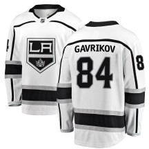 Vladislav Gavrikov Los Angeles Kings Fanatics Branded Men's Breakaway Away Jersey - White
