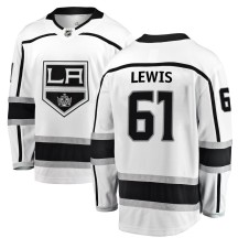 Trevor Lewis Los Angeles Kings Fanatics Branded Men's Breakaway Away Jersey - White