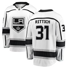David Rittich Los Angeles Kings Fanatics Branded Men's Breakaway Away Jersey - White