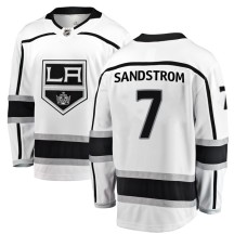 Tomas Sandstrom Los Angeles Kings Fanatics Branded Men's Breakaway Away Jersey - White