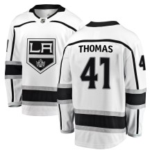 Akil Thomas Los Angeles Kings Fanatics Branded Men's Breakaway Away Jersey - White