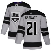 Tony Granato Los Angeles Kings Adidas Men's Authentic Alternate Jersey - Gray