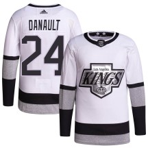 Phillip Danault Los Angeles Kings Adidas Youth Authentic 2021/22 Alternate Primegreen Pro Player Jersey - White