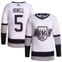Harry Howell Los Angeles Kings Adidas Youth Authentic 2021/22 Alternate Primegreen Pro Player Jersey - White