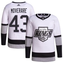 Jacob Moverare Los Angeles Kings Adidas Youth Authentic 2021/22 Alternate Primegreen Pro Player Jersey - White