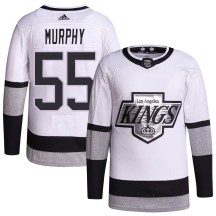Larry Murphy Los Angeles Kings Adidas Youth Authentic 2021/22 Alternate Primegreen Pro Player Jersey - White