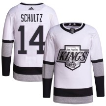 Dave Schultz Los Angeles Kings Adidas Youth Authentic 2021/22 Alternate Primegreen Pro Player Jersey - White