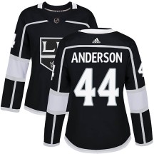 Mikey Anderson Los Angeles Kings Adidas Women's Authentic ized Home Jersey - Black