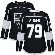 Justin Auger Los Angeles Kings Adidas Women's Authentic Home Jersey - Black