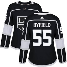 Quinton Byfield Los Angeles Kings Adidas Women's Authentic Home Jersey - Black