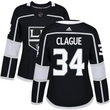 Kale Clague Los Angeles Kings Adidas Women's Authentic Home Jersey - Black