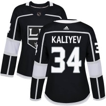 Arthur Kaliyev Los Angeles Kings Adidas Women's Authentic Home Jersey - Black