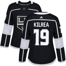 Brian Kilrea Los Angeles Kings Adidas Women's Authentic Home Jersey - Black