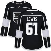 Trevor Lewis Los Angeles Kings Adidas Women's Authentic Home Jersey - Black