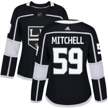 Zack Mitchell Los Angeles Kings Adidas Women's Authentic Home Jersey - Black