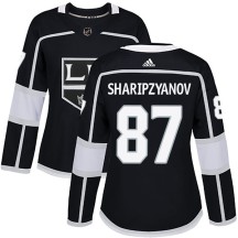Damir Sharipzyanov Los Angeles Kings Adidas Women's Authentic Home Jersey - Black