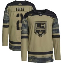 Alexander Edler Los Angeles Kings Adidas Youth Authentic Military Appreciation Practice Jersey - Camo