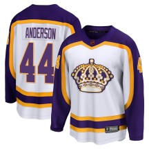Mikey Anderson Los Angeles Kings Fanatics Branded Men's Breakaway Special Edition 2.0 Jersey - White