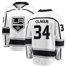 Kale Clague Los Angeles Kings Fanatics Branded Youth Breakaway Away Jersey - White
