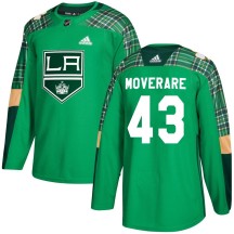 Jacob Moverare Los Angeles Kings Adidas Men's Authentic St. Patrick's Day Practice Jersey - Green