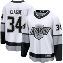 Kale Clague Los Angeles Kings Fanatics Branded Youth Premier Breakaway Alternate Jersey - White