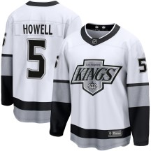 Harry Howell Los Angeles Kings Fanatics Branded Youth Premier Breakaway Alternate Jersey - White