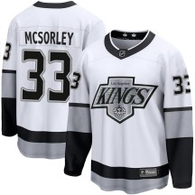 Marty Mcsorley Los Angeles Kings Fanatics Branded Youth Premier Breakaway Alternate Jersey - White