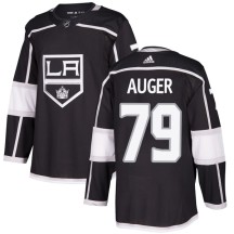 Justin Auger Los Angeles Kings Adidas Youth Authentic Home Jersey - Black