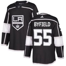 Quinton Byfield Los Angeles Kings Adidas Youth Authentic Home Jersey - Black