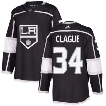 Kale Clague Los Angeles Kings Adidas Youth Authentic Home Jersey - Black
