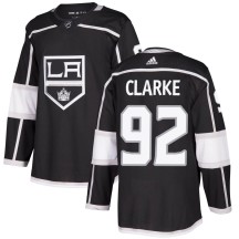 Brandt Clarke Los Angeles Kings Adidas Youth Authentic Home Jersey - Black