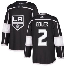Alexander Edler Los Angeles Kings Adidas Youth Authentic Home Jersey - Black