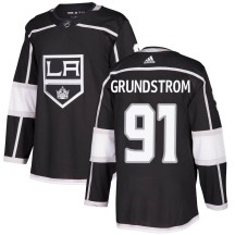 Carl Grundstrom Los Angeles Kings Adidas Youth Authentic Home Jersey - Black