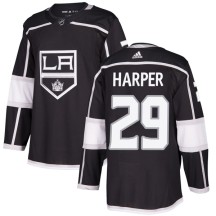 Shane Harper Los Angeles Kings Adidas Youth Authentic Home Jersey - Black