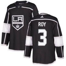 Matt Roy Los Angeles Kings Adidas Youth Authentic Home Jersey - Black