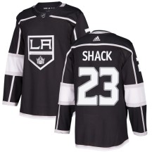Eddie Shack Los Angeles Kings Adidas Youth Authentic Home Jersey - Black