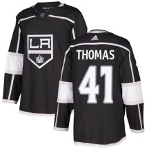 Akil Thomas Los Angeles Kings Adidas Youth Authentic Home Jersey - Black